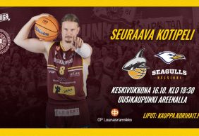 Otteluinfo: Korihait – Helsinki Seagulls 16.10.2024